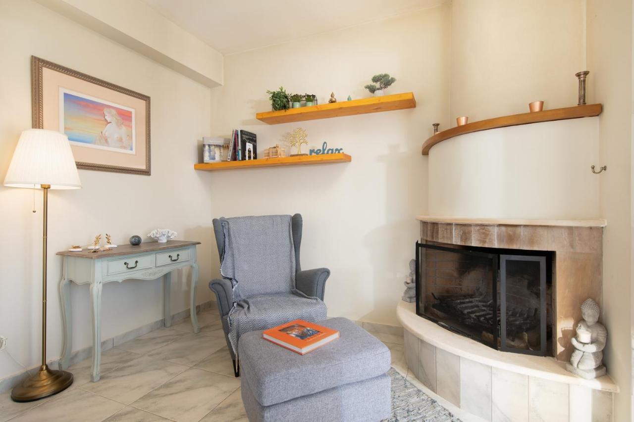 Villa Serenity - Off Grid Villa Pouládes エクステリア 写真