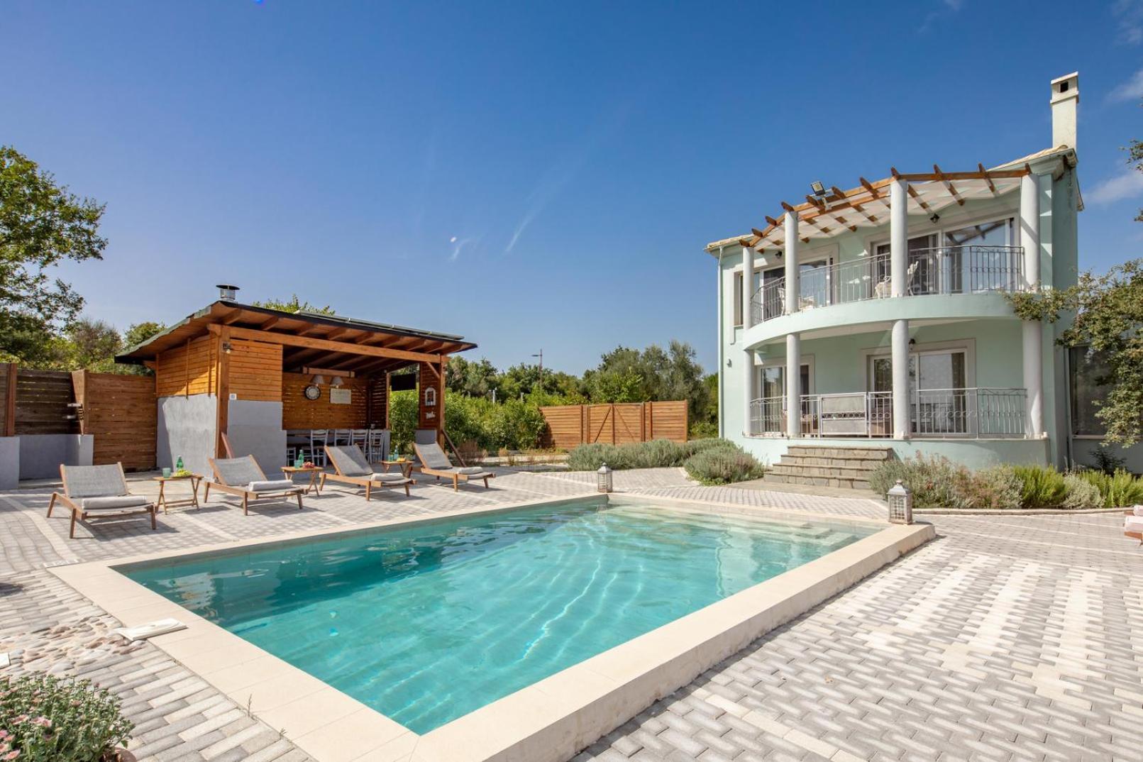 Villa Serenity - Off Grid Villa Pouládes エクステリア 写真