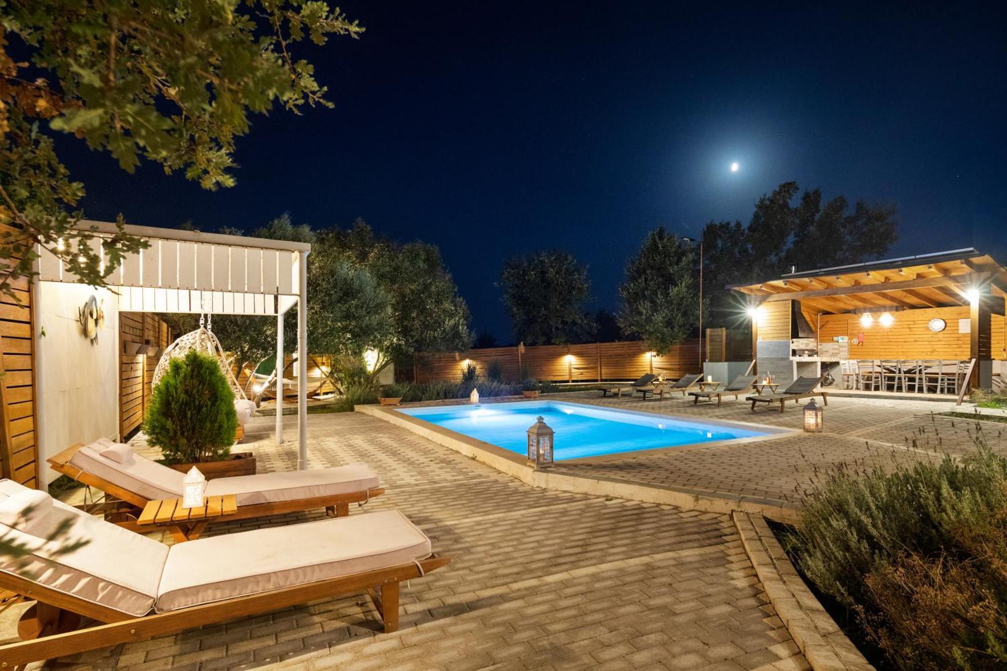 Villa Serenity - Off Grid Villa Pouládes エクステリア 写真