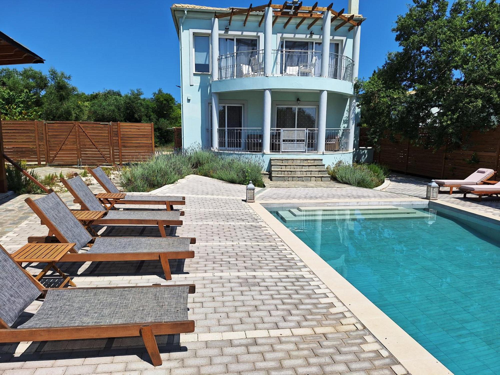 Villa Serenity - Off Grid Villa Pouládes エクステリア 写真