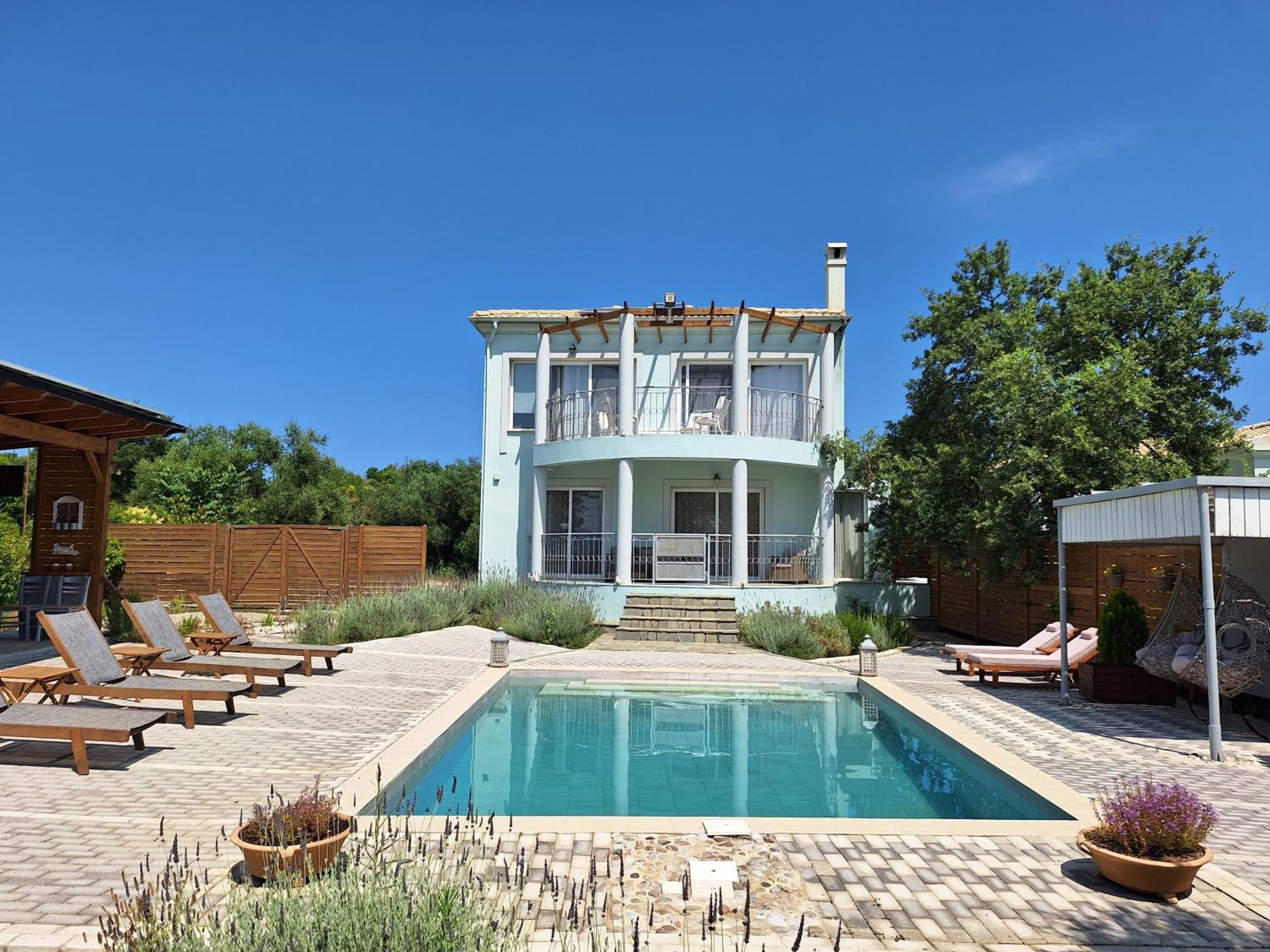 Villa Serenity - Off Grid Villa Pouládes エクステリア 写真